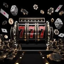 Layar kategori permainan sportsbook, slot, live casino di 1001toto